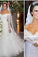 2022 New Style Off The Shoulder A-Line Wedding Dress Long Sleeves