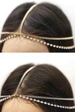 Load image into Gallery viewer, Elegant Gold Alloy/Rhinestones Women&#39;S Hair Jewelry