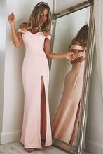 Load image into Gallery viewer, 2024 Off The Shoulder Evening Dresses Spandex Mermaid With Slit