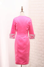 Load image into Gallery viewer, 2022 Satin V Neck With Applique And Jacket Mother Of The Bride Dresses