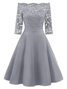Gray Off Homecoming Dresses Ruth The Shoulder CD10210