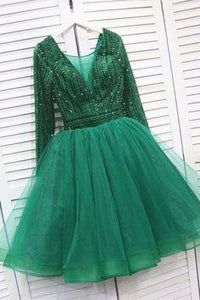 Green Dress Jaidyn Homecoming Dresses CD10324