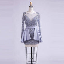 Load image into Gallery viewer, With Sleeves Long Sleeves Jessie Homecoming Dresses Beaded CD1130
