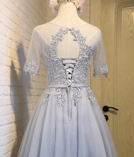 Load image into Gallery viewer, Light Grey Tea Alexia Homecoming Dresses Length CD11919
