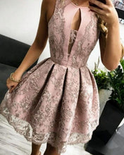 Load image into Gallery viewer, With Sofia Homecoming Dresses A Line Lace CD1445
