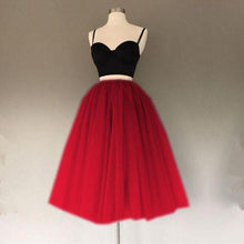 Load image into Gallery viewer, Custom Made Splendid Short Two Piece Short Homecoming Dresses A Line Leilani Tulle Gowns CD1868