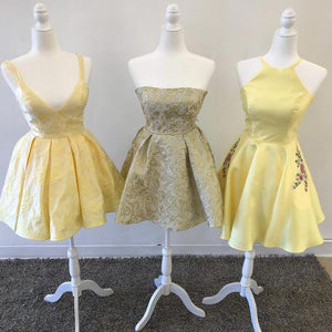 Yellow Sofia Homecoming Dresses CD22200
