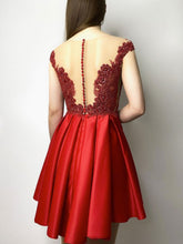 Load image into Gallery viewer, Lena Homecoming Dresses RED CD22434