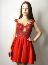 Load image into Gallery viewer, Lena Homecoming Dresses RED CD22434