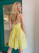 Load image into Gallery viewer, Homecoming Dresses Amelie YELLOW CD23039