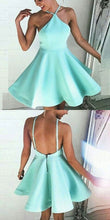Load image into Gallery viewer, A-Line Dresses, Backless , Short , Mint Hazel Homecoming Dresses Green CD255