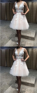 Tulle Homecoming Dresses Ximena Lace Embroidery