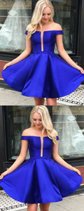 Off Royal Blue Isabell Homecoming Dresses The Shoulder Short , CD3623