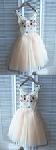 Load image into Gallery viewer, V Neck Homecoming Dresses Valeria , Short , V-Neck CD411