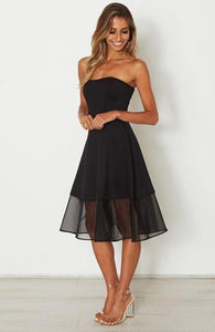 Black Sleeveless Party Kyla Homecoming Dresses CD4638
