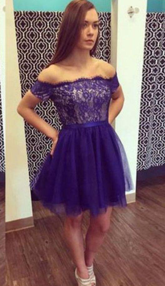 Sexy Blue Short Laylah Homecoming Dresses CD5559