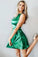 Short Green Alivia Homecoming Dresses With Pockets, Cheap CD9013