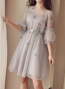 Grey Esmeralda Homecoming Dresses CD9183