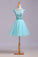 2024 Homecoming Dresses A Line Scoop Short/Mini Tulle&Lace