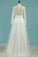 2022 Long Sleeves V Neck Prom Dresses Sheath Chiffon With Applique Pick Up Tulle Skirt