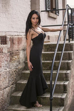 Load image into Gallery viewer, 2024 Mermaid Evening Dresses Spaghetti Straps Satin Asymmetrical
