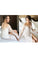 2024 Scoop Long Sleeves Lace With Slit Wedding Dresses Chapel Train Detachable