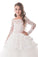 2022 Tulle Boat Neck Flower Girl Dresses A Line Long Sleeves With Applique
