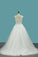 2022 Tulle Wedding Dresses V Neck A Line With Applique Court Train
