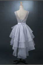 Load image into Gallery viewer, 2024 New Arrival Scoop Organza &amp; Lace With Sash A Line Homecoming Dresses