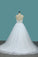 2022 A Line Wedding Dress Halter Beaded Straps And Waistline Tulle Pleated Bodice