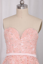 Load image into Gallery viewer, 2024 Sweetheart Prom Dresses A Line Tulle With Applique And Beads