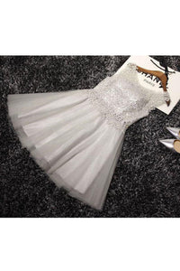 2024 New Arrival Scoop Tulle & Lace Homecoming Dresses With Sash A Line