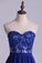 2022 Homecoming Dresses Sweetheart A Line With Beads & Applique Chiffon