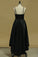 2024 New Arrival Asymmetrical Evening Dresses Sheath Spaghetti Straps Black