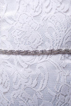 Load image into Gallery viewer, Concise Satin Wedding/Evening Ribbon Sash With Beading