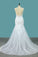 2022 Spaghetti Straps Tulle Mermaid Wedding Dresses With Applique Open Back